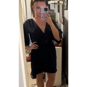 The Vanity Room Navy Blue Dress in size small